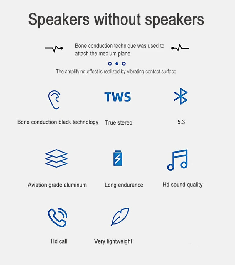 Conduction wireless speaker